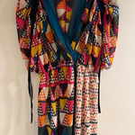 Maeve Anthropology Colorful Geometric Pattern Swimsuit Summer Cover-up 10 Photo 0