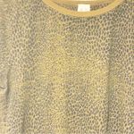 Free People We The Free Size Small Clare Animal Printed Leopard Cheetah T-Shirt Photo 2
