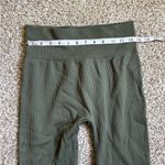 Streetwear Society  Green Ribbed Leggings Comfy Casual Athleisure XL Photo 4