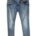 Rock Revival Womens Jeans Lily Straight Distressed Embellished Stretch 28 Photo 0