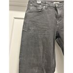 ZARA Women’s Premium Denim Collection Black Jeans Size 10 Stretchy Distressed Photo 2