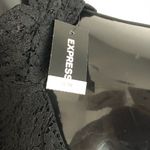 EXPRESS Black Lace halter style tank top keyhole back small NWT Photo 5