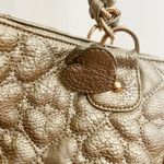 Betsey Johnson Gold Heart Quilted Tote Photo 2