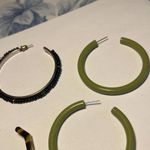 Lot Of 4 Hoop Costume Earrings Pierced Mix Photo 5
