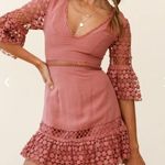 Selfie Leslie  | Believe It Crochet Detail Dress Photo 0