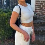 Princess Polly white linen pants Photo 2