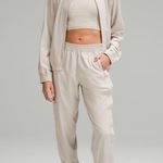 Lululemon Tearaway Mid Rise Track Pant Joggers Jogging Pants Mojave Tan 12 NWT Photo 1