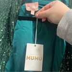 Show Me Your Mumu NEW NWT  Oversized Longline Sequin Dance Blazer Dark Green Photo 8