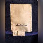 Elevenses Anthropologie ‎ Navy Military Pea Coat Jacket Size 6 Photo 2