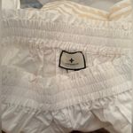 Tuckernuck Alex White Embroidered Shorts Size L NWT Cotton High Waist Boho Chic Size L Photo 4