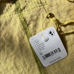 Free People long sleeve waffle knit lime Yellow Top size medium new with tags Photo 1