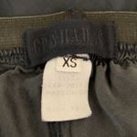 CP Shades  Navy Silk Blend Midi Skirt Elastic Waist Minimalist Chic Soft Goth XS Photo 2