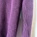 Athleta  Rest Day Asymmetrical Crewneck Sweater Purple/Plum Photo 1