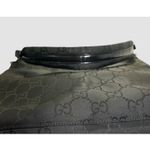 Gucci GG Jacquard Shoulder Bag Black Silver Hardware COA Leather Trim Photo 13