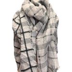 ZARA  oversized plaid scarf Photo 0