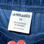 Armadio Women's Soft Velvet Shorts Size Medium Royal Blue Beach Workout. Photo 2
