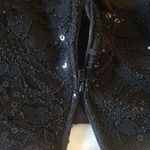 B Darlin B. Darlin Womens Blouse Crop Top Size 15 Sz 16 Sequined Lace Evening Prom Party Photo 10