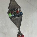 Chico's  Rhinestone Accent Modernist Boho Pendant Long Necklace VTG Signed Photo 10