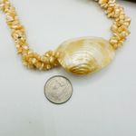 Vintage Mother of Pearl Shell Beaded Necklace Photo 2