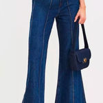 Loft  Women's 30/10 The Super Flare Dark Wash Jean Photo 0