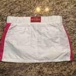 Abercrombie & Fitch Vintage Y2K Gym Issue Micro Mini Skirt Small White Pink Photo 3