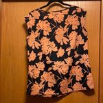 The Limited Floral Dress Shirt with Capped Sleeves Photo 3