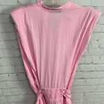 Stillwater romantic tiered ruffle baby pink belted mini dress size Medium chic Photo 6