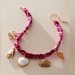 Free People NWT Sky Charm Necklace in pink and rose Photo 0