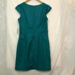 Forever 21 NEW NWT  Teal Green Gathered Cap Sleeve Mini Sheath Dress JUNIORS Med Photo 5