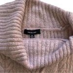 Verve Ami  Sweater Pink Split Shawl Cowl Neck Soft Cable Knit Tunic XL NEW Photo 1