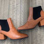 Bamboo  Brown Ankle Booties Photo 4