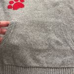 Lou & grey LOFT  Dog Mama Gray Hoodie Sweater Size Small Photo 7