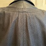 Vintage Gino di Giorgio Black Leather Moto Bomber Jacket Oversized W 2XL M XL Size XXL Photo 8