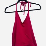 Maeve  by Anthropologie Fuchsia Pink Halter Top Size Medium Summer Flirty Photo 0