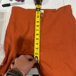 Aritzia Wilfred Cherice Italian Linen Blend Orange Slim Cigarette Pants Size 10 Photo 8
