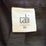 CAbi  Shift Dress XS Navy Black Geometric Chiffon Whimsigoth Dark Academia Grunge Photo 6