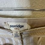 Anthropologie NWT  Porridge Cream Striped Wide Leg Trouser Pants Womens Size 12 Photo 6