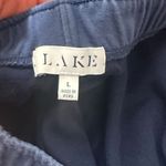 LAKE Wide Leg Lounge Pant in English Navy L Blue Size L Photo 4