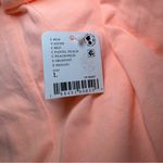 FREE PEOPLE Movement Hot Shot Mini Dress in Pastel Peach Size Large Orange Photo 7