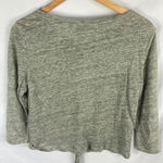 Cupcakes and Cashmere  Linen Tie Bottom Crop Top Size Medium Photo 5