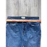 We The Free  Free People Distressed Raw Hem Cropped‎ Jeans Blue Women's Size 31 Photo 3