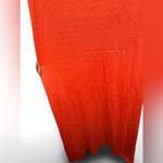 Bebe Vibrant Orange Halter Maxi Dress Photo 4
