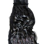 Free People NWT Belladonna in Black Printed Chiffon Boho Maxi Dress 2 $400 Photo 5