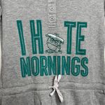 Sesame Street  Oscar the Grouch Romper Pajamas Women’s Juniors Small Thermal Gray Photo 1