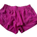 Lululemon Pink Mid Rise Shorts w/ Pockets Women's Size 8 | 13 Photo 1