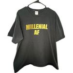 “Millennial AF” Funny Graphic Short Sleeve T Photo 0