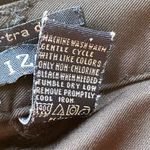 IZOD  Womens X-tra Dry Pleated Black Button Front Golf Shorts Size 16 Photo 3