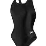Speedo Pro LT Super Back Swimsuit Black Size 8 New With Tags Photo 0