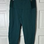 Oiselle Teal Size 4 cropped leggings Photo 0