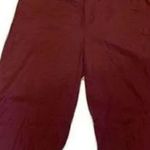 Banana Republic  Women's Wide-Leg Pants Size 8 Maroon Casual Spring Photo 1